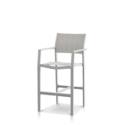 Bar Arm Chair Kessler Silver Frame / Cloud Duo Sling